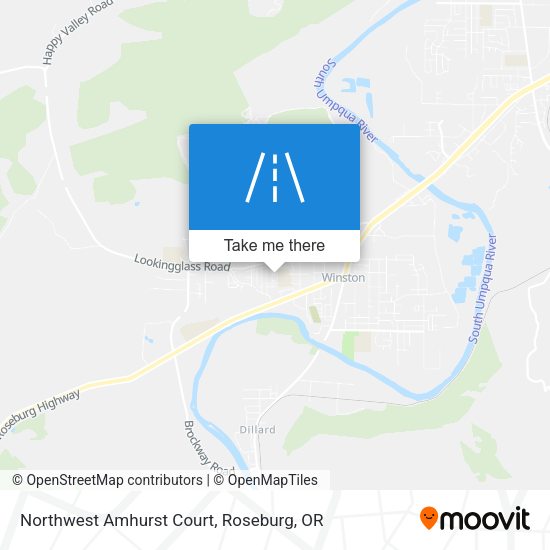 Northwest Amhurst Court map
