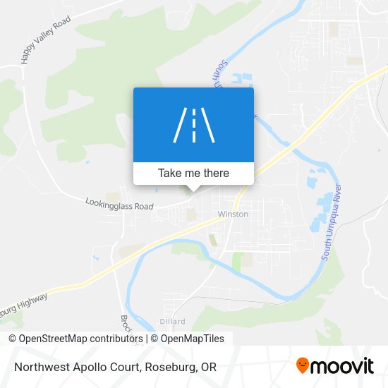 Mapa de Northwest Apollo Court