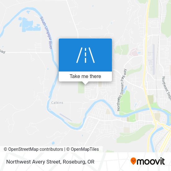 Mapa de Northwest Avery Street
