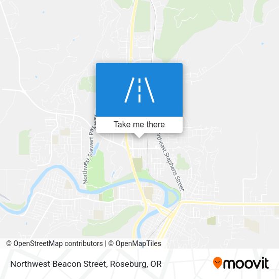 Northwest Beacon Street map