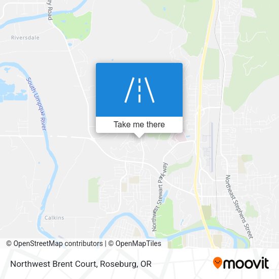 Northwest Brent Court map