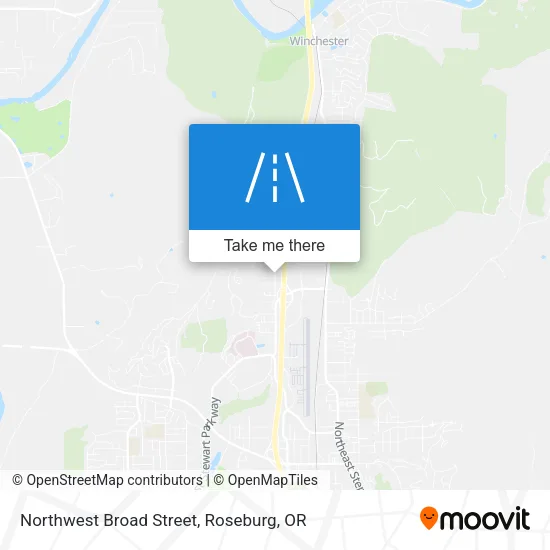Mapa de Northwest Broad Street