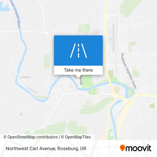 Mapa de Northwest Carl Avenue