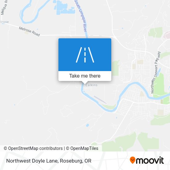 Northwest Doyle Lane map