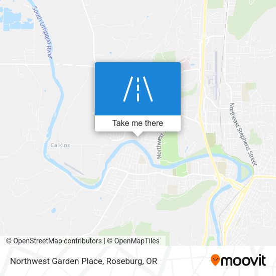 Northwest Garden Place map