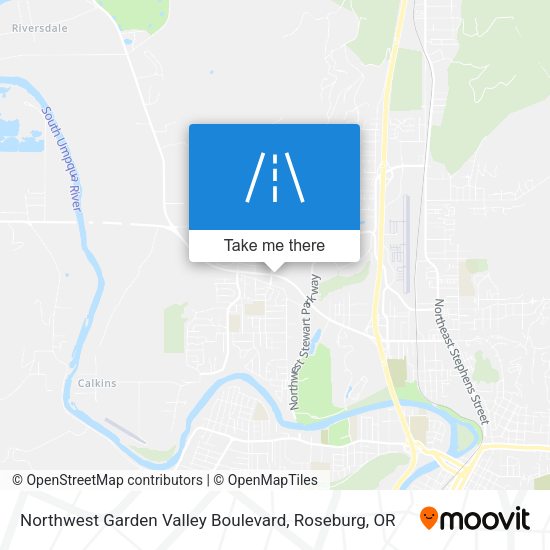 Mapa de Northwest Garden Valley Boulevard