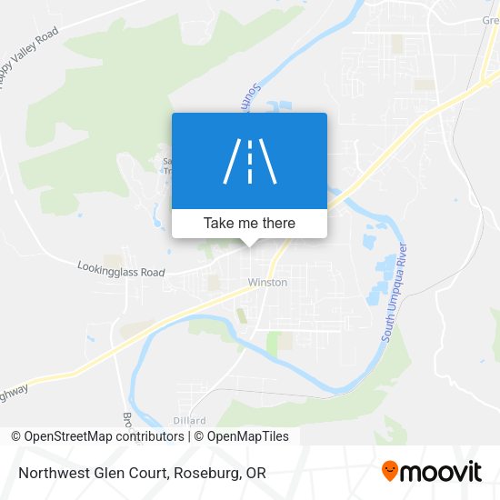 Mapa de Northwest Glen Court