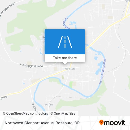 Mapa de Northwest Glenhart Avenue
