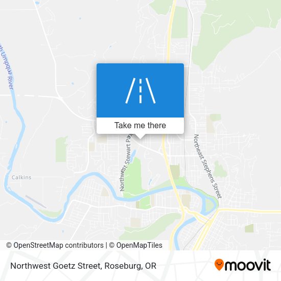 Mapa de Northwest Goetz Street