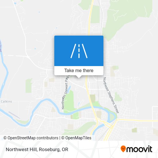 Northwest Hill map