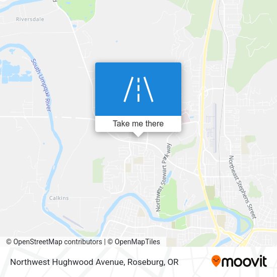 Northwest Hughwood Avenue map