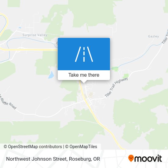 Northwest Johnson Street map