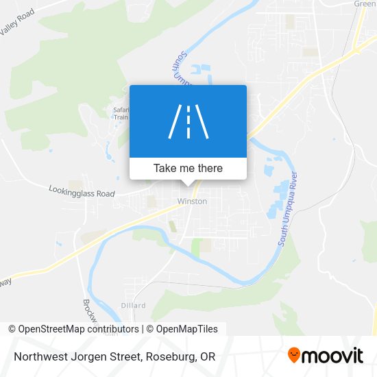 Northwest Jorgen Street map