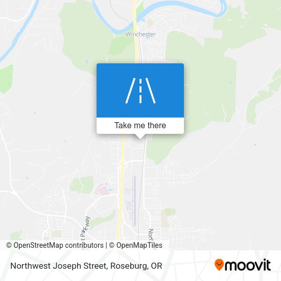 Northwest Joseph Street map