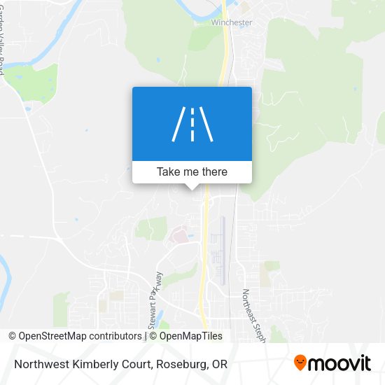 Northwest Kimberly Court map