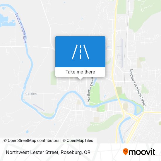 Northwest Lester Street map