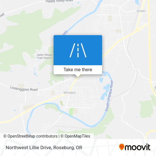 Northwest Lillie Drive map