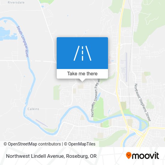 Northwest Lindell Avenue map