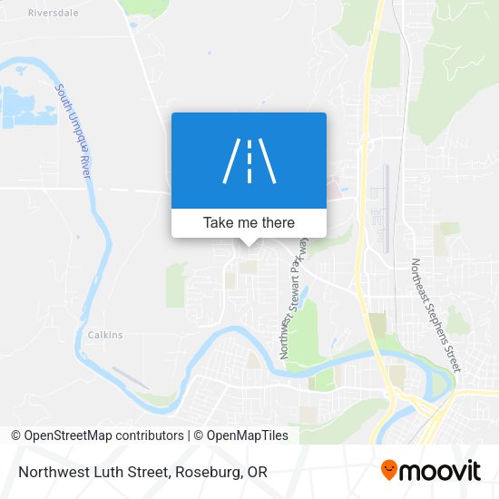 Northwest Luth Street map