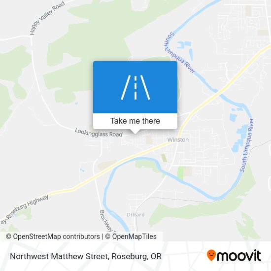 Northwest Matthew Street map