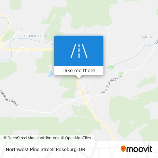 Mapa de Northwest Pine Street