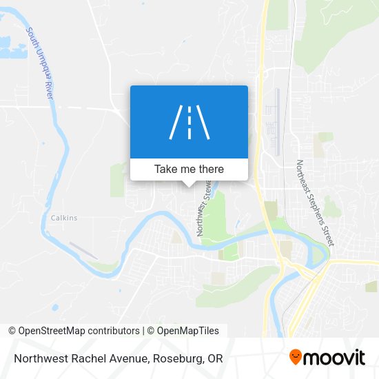 Northwest Rachel Avenue map