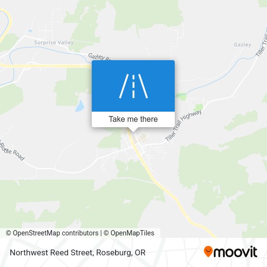 Mapa de Northwest Reed Street