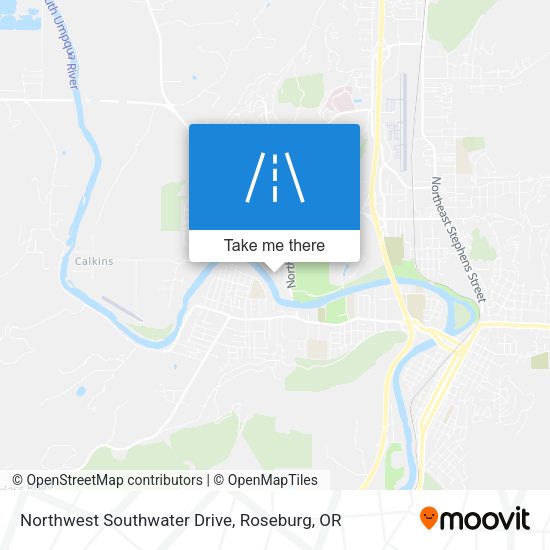 Mapa de Northwest Southwater Drive