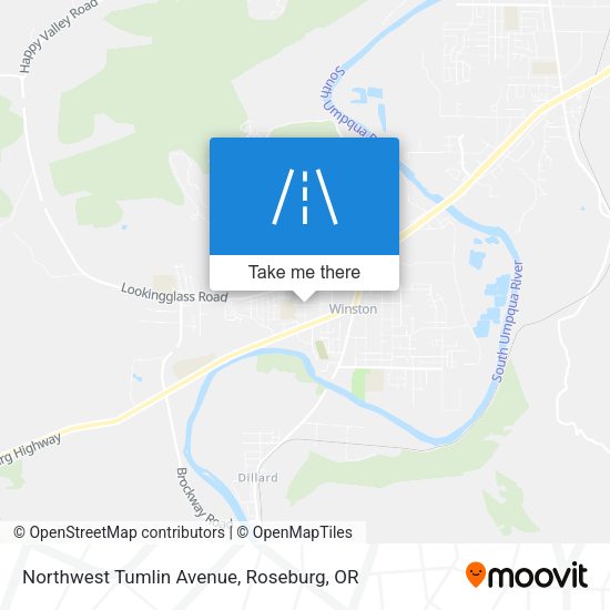 Northwest Tumlin Avenue map