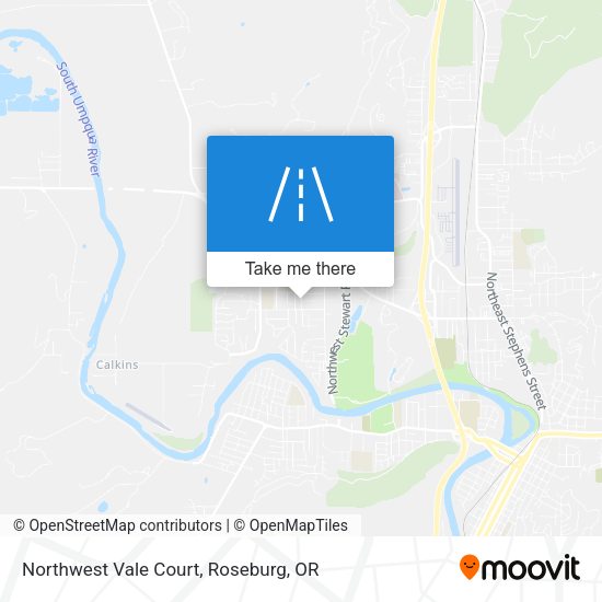 Northwest Vale Court map
