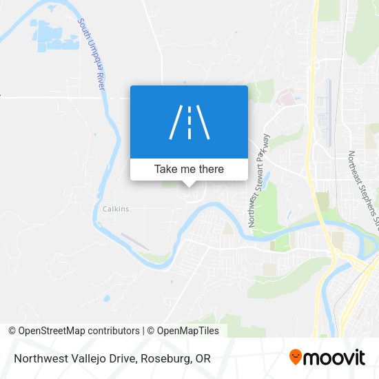 Northwest Vallejo Drive map