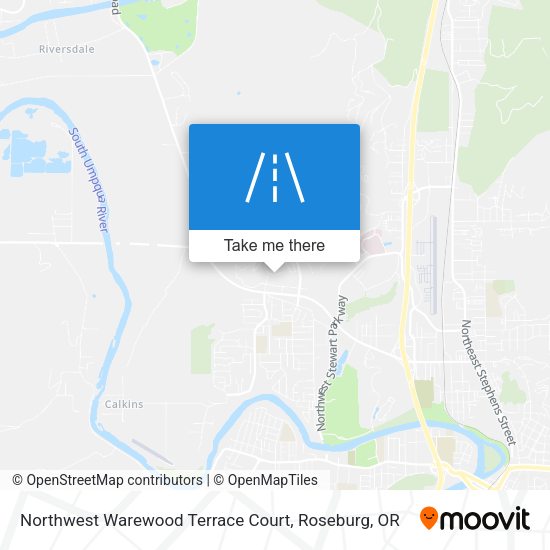 Northwest Warewood Terrace Court map