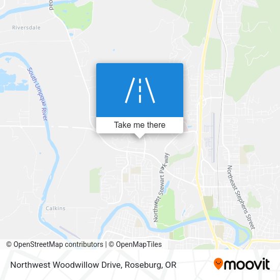 Mapa de Northwest Woodwillow Drive