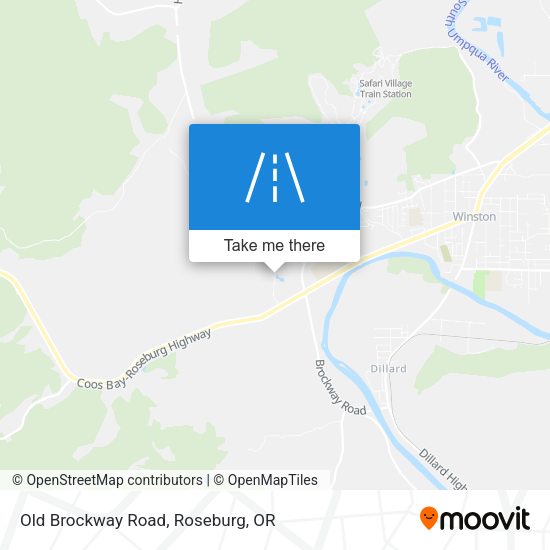 Old Brockway Road map