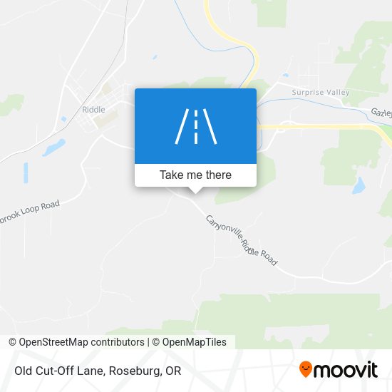 Mapa de Old Cut-Off Lane