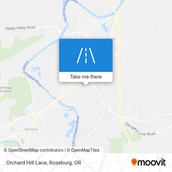 Orchard Hill Lane map