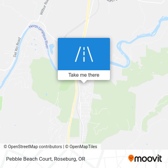 Pebble Beach Court map
