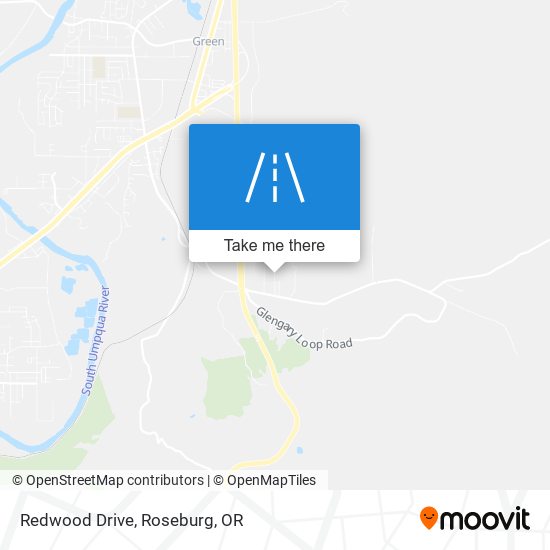 Redwood Drive map