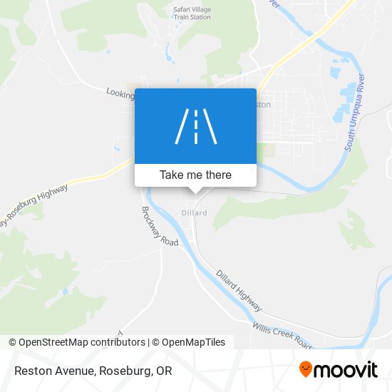 Reston Avenue map