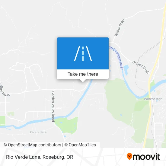 Rio Verde Lane map