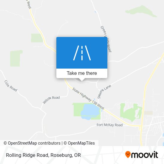 Mapa de Rolling Ridge Road