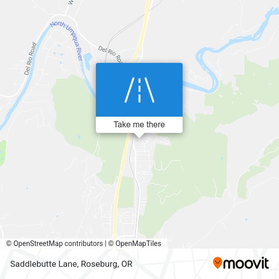 Mapa de Saddlebutte Lane