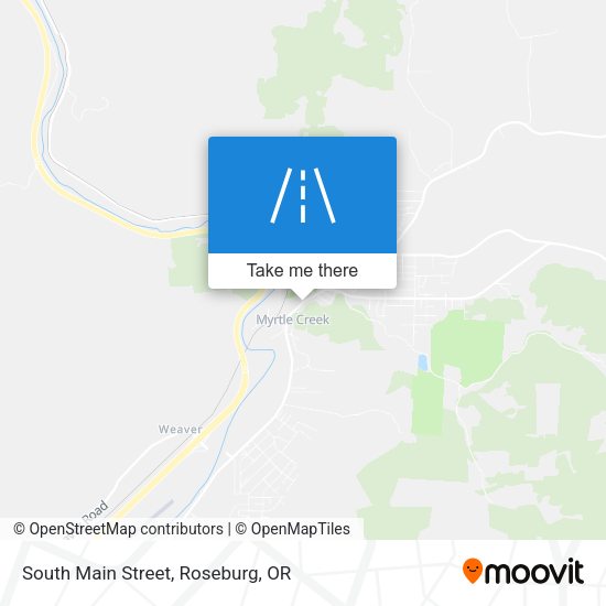 Mapa de South Main Street