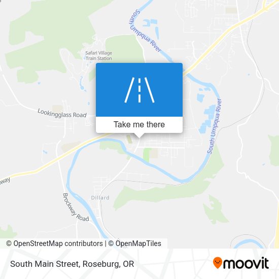 Mapa de South Main Street