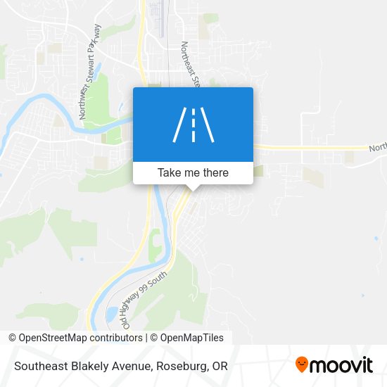 Mapa de Southeast Blakely Avenue