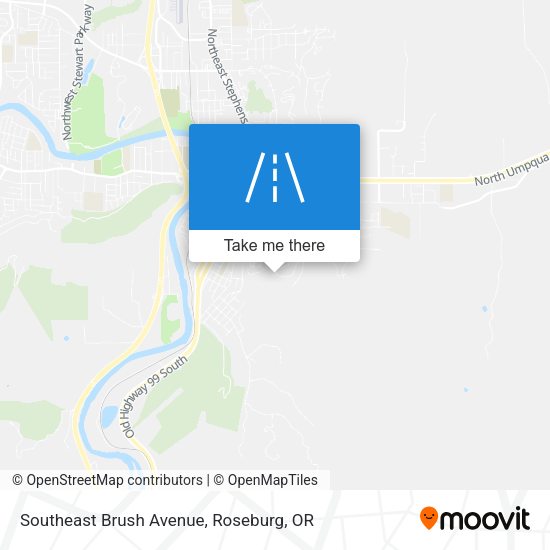 Southeast Brush Avenue map