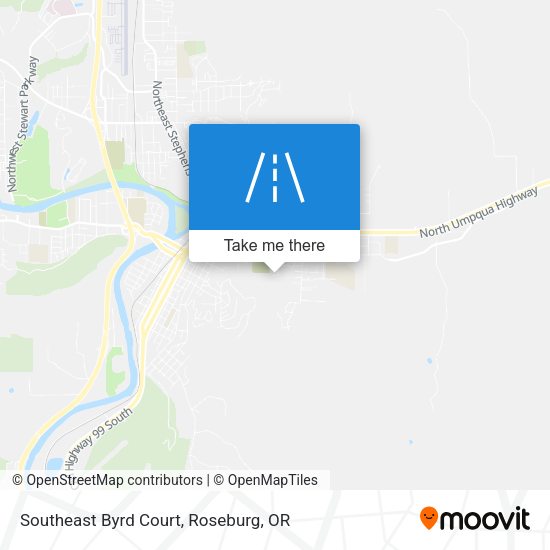 Mapa de Southeast Byrd Court