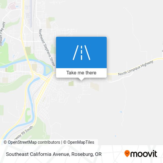 Southeast California Avenue map