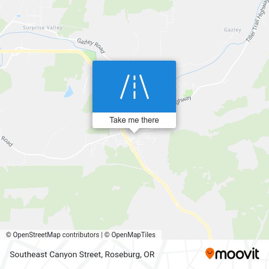 Mapa de Southeast Canyon Street