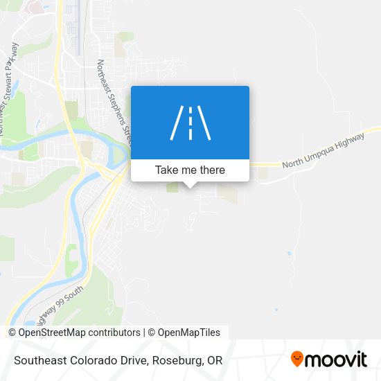 Mapa de Southeast Colorado Drive